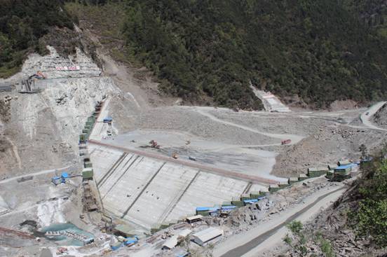 斜卡水電站大壩工程