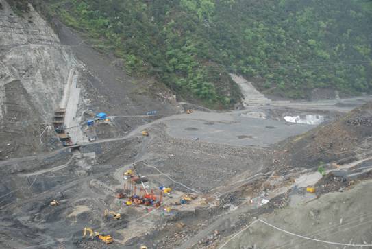 斜卡水電站大壩工程