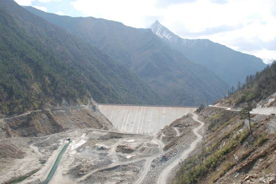 斜卡水電站大壩工程